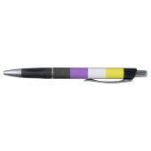 SlipperyJoe's Non-binaire Pride-vlag geel wit paar Pen (Bodem)
