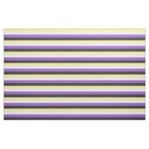 SlipperyJoe's Non-binaire Pride-vlag geel wit paar Stof