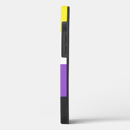 SlipperyJoe's Nonbinary Pride Vlag homoseksuele ge Case-Mate iPhone Case (Achterkant / Links)