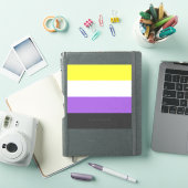 SlipperyJoe's Nonbinary Pride Vlag homoseksuele ge Sticker (iPad Cover)