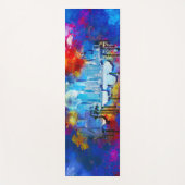 SlipperyJoe's NYC wolkenkrabbers gebouwen kunstwer Yogamat (Voorkant)