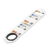 SlipperyJoe's omarmt diversiteit uitgesneden lette Speed Flessenopener (Voorkant Gekanteld)