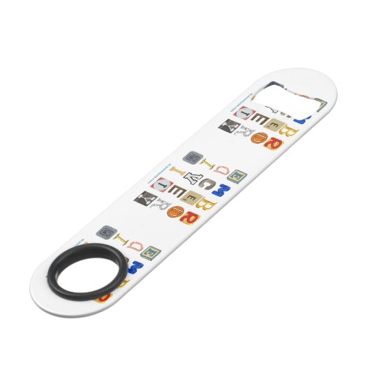 SlipperyJoe's omarmt diversiteit uitgesneden lette Speed Flessenopener (Achterkant Gekanteld)