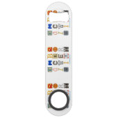 SlipperyJoe's omarmt diversiteit uitgesneden lette Speed Flessenopener (Voorkant)