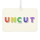 SlipperyJoe's ongesneden levendige regenboog kleur Luchtverfrisser (Achterkant)