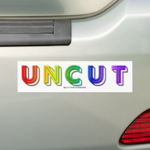SlipperyJoe's ongesneden woord regenboogkleuren dr Bumpersticker