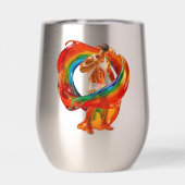 SlipperyJoe's opvallende moderne Pride-thema mascu (Achterkant)