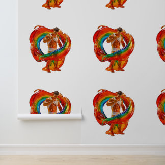 SlipperyJoe's opvallende moderne Pride-thema mascu Behang