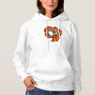 SlipperyJoe's opvallende moderne Pride-thema mascu Hoodie