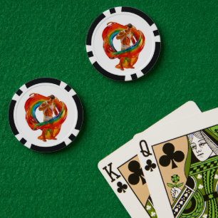 SlipperyJoe's opvallende moderne Pride-thema mascu Poker Chips