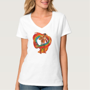 SlipperyJoe's opvallende moderne Pride-thema mascu T-shirt