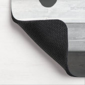 SlipperyJoe's otter-houten krat textuur beer co Muismat (Hoek)