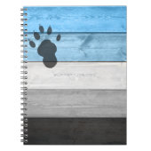 SlipperyJoe's otter-houten krat textuur beer co Notitieboek (Voorkant)