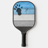 SlipperyJoe's otter-houten krat textuur beer co Pickleball Paddle (Achterkant)