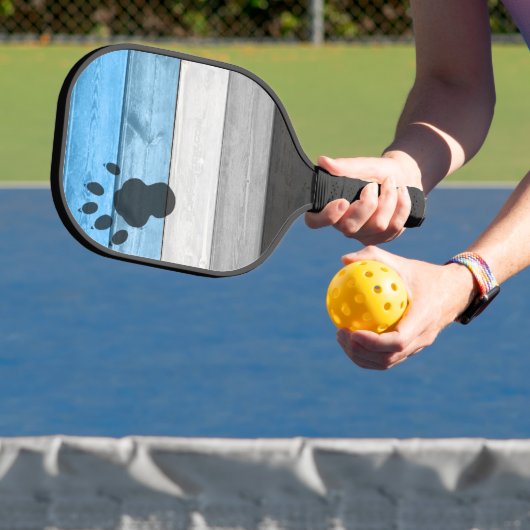 SlipperyJoe's otter-houten krat textuur beer co Pickleball Paddle (Insitu)