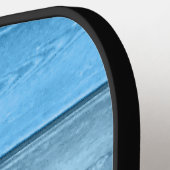 SlipperyJoe's otter-houten krat textuur beer co Pickleball Paddle (Links Detail)