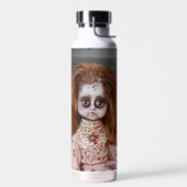 SlipperyJoe's oude pop Happy Halloween kreepy bloo Waterfles (Links)