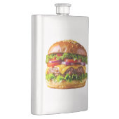 SlipperyJoe's overdonderende gestapelde hamburger Flacon (Rechts)