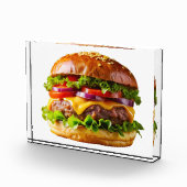 SlipperyJoe's overdonderende gestapelde hamburger  Fotoblokken (Rechts)