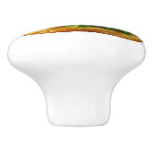 SlipperyJoe's overdonderende gestapelde hamburger  Keramische Knop (Zijkant)