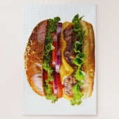 SlipperyJoe's overdonderende gestapelde hamburger Legpuzzel (Verticaal)