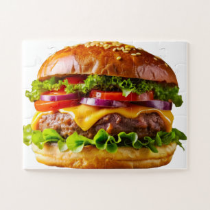 SlipperyJoe's overdonderende gestapelde hamburger  Legpuzzel