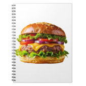 SlipperyJoe's overdonderende gestapelde hamburger Notitieboek (Voorkant)