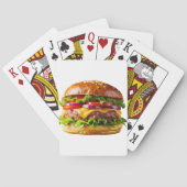SlipperyJoe's overdonderende gestapelde hamburger Pokerkaarten (Achterkant)