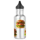 SlipperyJoe's overdonderende gestapelde hamburger  Waterfles (Links)