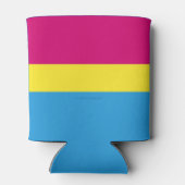 SlipperyJoe's panseksuele pride vlag Blikjeskoeler (Achterkant)