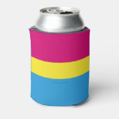 SlipperyJoe's panseksuele pride vlag Blikjeskoeler (Blikje Achterkant)