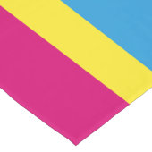 SlipperyJoe's panseksuele pride vlag Korte Tafelloper (Hoek)