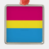 SlipperyJoe's panseksuele pride vlag Metalen Ornament (Voorkant)