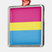 SlipperyJoe's panseksuele pride vlag Metalen Ornament (Links)