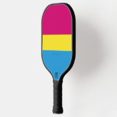 SlipperyJoe's panseksuele pride vlag Pickleball Paddle (Links)