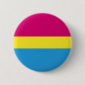 SlipperyJoe's panseksuele pride vlag Ronde Button 5,7 Cm (Voorkant)