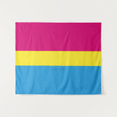 SlipperyJoe's panseksuele pride vlag Wandkleed (Voorkant (horizontaal))