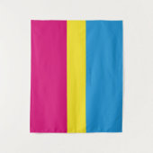 SlipperyJoe's panseksuele pride vlag Wandkleed (Voorkant)