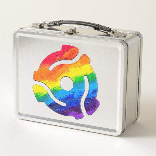 SlipperyJoe's plastic 45 RPM-recordadaptervibran (Voorkant)