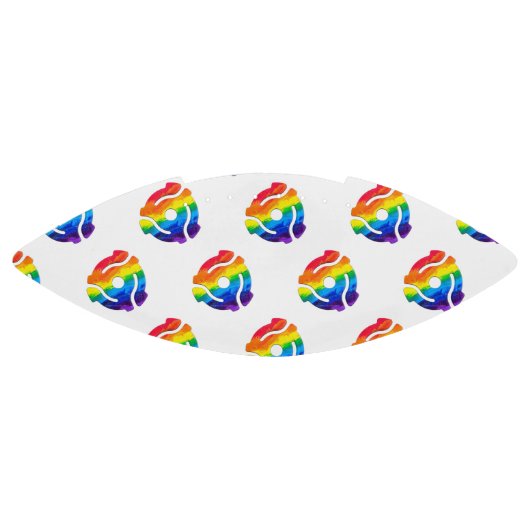 SlipperyJoe's plastic 45 RPM-recordadaptervibran American Football (Paneel)