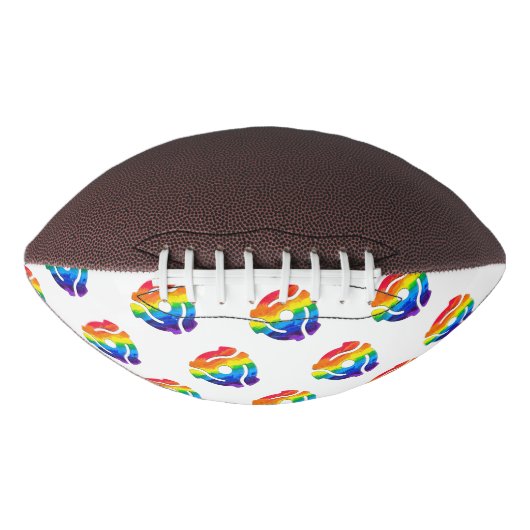 SlipperyJoe's plastic 45 RPM-recordadaptervibran American Football (Voorkant)