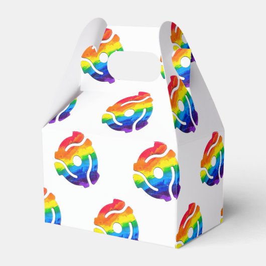 SlipperyJoe's plastic 45 RPM-recordadaptervibran Bedankdoosjes (Achterkant)