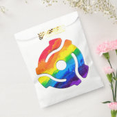 SlipperyJoe's plastic 45 RPM-recordadaptervibran Bedankzakje (Gezegeld)