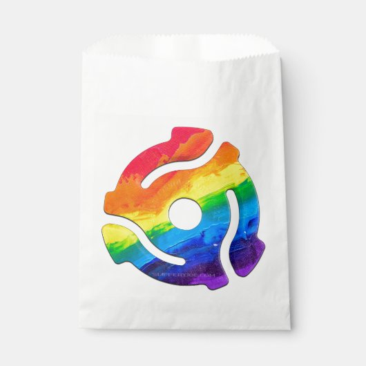 SlipperyJoe's plastic 45 RPM-recordadaptervibran Bedankzakje (Voorkant)