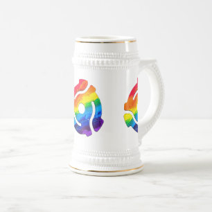 SlipperyJoe's plastic 45 RPM-recordadaptervibran Bierpul