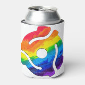 SlipperyJoe's plastic 45 RPM-recordadaptervibran Blikjeskoeler (Blikje Voorkant)