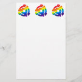 SlipperyJoe's plastic 45 RPM-recordadaptervibran Briefpapier (Voorkant)