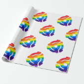 SlipperyJoe's plastic 45 RPM-recordadaptervibran Cadeaupapier (Uitgerold)