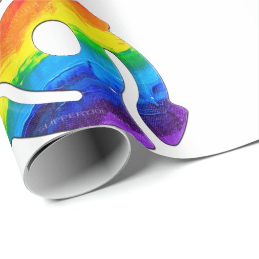 SlipperyJoe's plastic 45 RPM-recordadaptervibran Cadeaupapier (Rol Hoek)