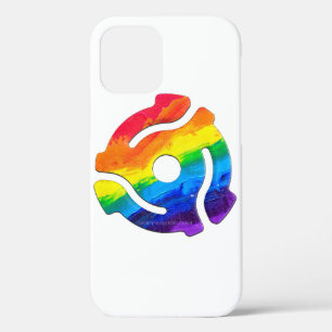 SlipperyJoe's plastic 45 RPM-recordadaptervibran Case-Mate iPhone Case